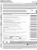 Fillable Form M706 - Estate Tax Return - 2013 Printable pdf