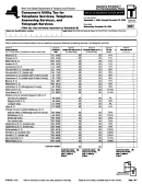 Form St-b10,8 - Consumer's Utility Tax For Telephone Services, Telephone Answering Services, And Telegraph Services - 2000