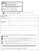 Form Nr 52-01 - Temporary Reservation Of Business Entity Name - Kansas Secretary Of State