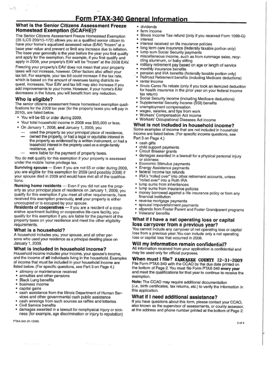 Form Ptax-340 General Information Printable pdf