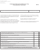 Form Dr 104amt - Colorado Alternative Minimum Tax Computation Schedule - 2012