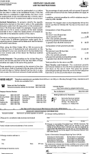 Form 51a205 - Kentucky Sales And Use Tax Instructions