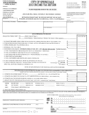 Form Ir - Income Tax Return - City Of Springdale, 2013