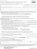 Form 2666 - Michigan Unredeemed Beverage Container Deposit Report - 2000 Printable pdf