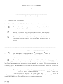 Form Cf-0040 - Articles Of Amendment
