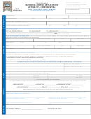 Business License Application Affidavit - Confidential - City Of Alhambra