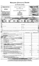 Application For Business Tax License And Report To County Clerk - Metropolitan Government Of Nashville And Davidson County