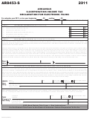 Form Ar8453-S - Arkansas S-Corporation Income Tax Declaration For Electronic Filing - 2011 Printable pdf