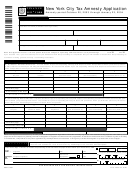 Form Nyc-ta03 - New York City Tax Amnesty Application