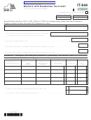 Form It-644 - Workers With Disabilities Tax Credit - 2015 Printable pdf