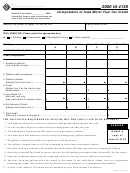 Form Ia 4136 - Computation Of Iowa Motor Fuel Tax Credit - 2000