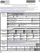 Form De 1p - Employers Depositing Only Personal Income Tax Withholding Registration And Update Form - 2016