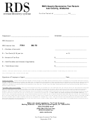 Form Rds Quarry Form/severance Tax Return Lee County, Alabama