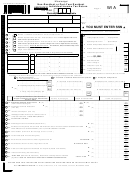 Form Wi A - Non-resident Or Part-year Resident Individual Income Tax Return - State Of Mississippi