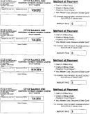 Quarterly Estimated Payment Coupon - City Of Alliance, Ohio - 2012
