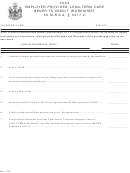 Employer-provided Long-term Care Benefits Credit Worksheet - 2002