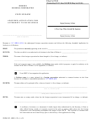 Form Mbca-12a - Amended Application For Authority To Do Business - Maine Secretary Of State