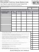 Form 561-f - Oklahoma Capital Gain Deduction For Trusts And Estates - 2006