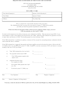 Request For An Extension Of Time To File 1999 Tax Return Form - City Of Cleveland Heights, Ohio