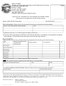 Form 08-637 - Notice Of Change Of Officers Or Directors