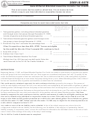 Form Ia 6478 - Iowa Ethanol Blended Gasoline Income Tax Credit - 2009