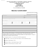 Form C&s 900 - Mich-elf Cover Sheet - 2000