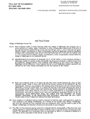 Withholding Tax Package - Village Of Walbridge Division Of Taxation Printable pdf