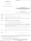 Form Mbca-12b - Foreign Business Corporation Application Of Withdrawal - 2004