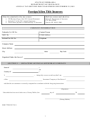 Annual Tax Return - Nebraska Department Of Insurance - 2011