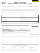 Form M-107 - Cigarette Tax Stamps Floor Stock Return - Hawaii Department Of Taxation