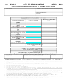 Form Grw-3 - Employer's Annual Reconciliation Of Income Tax Withheld - 2001
