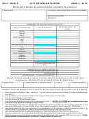 Form Grw-3 - Employer's Annual Reconciliation Of Income Tax Withheld - 2013