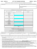 Form Grw-3 - Employer's Annual Reconciliation Of Income Tax Withheld - 2010