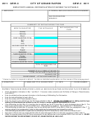 Form Grw-3 - Employer's Annual Reconciliation Of Income Tax Withheld - 2011