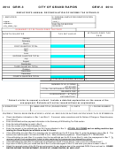 Form Grw-3 - Employer's Annual Reconciliation Of Income Tax Withheld - 2014