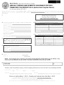 Annual Foreign And Domestic Insurance Entities Franchise Tax Report 2012 (authorized Capital Stock) Form