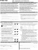 Form Ptax-764 - Application And Affidavit For Fraternal Organization Assessment Freeze - Cook County