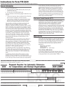 California Form 3539 (Corp) - Payment Voucher For Automatic Extension For Corporations And Exempt Organizations - 2000 Printable pdf