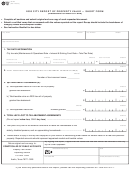 Form 50-255 - City Report Of Property Value - Short Form - 2003