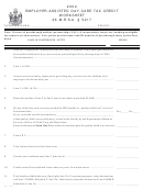 Employer-assisted Day-care Tax Credit Worksheet - 2002