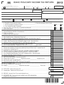 Form 66 - Idaho Fiduciary Income Tax Return/form Id K-1 - Partner's, Shareholder's, Or Beneficiary's Share Of Idaho Adjustments, Credits, Etc. - 2013