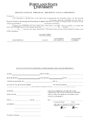 Form Bao-pur403b - Miscellaneous Personal Property Loan Agreement
