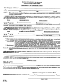 Form Abc-281 - Statement Of Gross Receipts