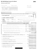 Form Mi-1040 - Michigan Income Tax Return - 2000