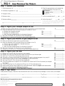 Form Rg-1 - Gas Revenue Tax Return - Illinois Department Of Revenue
