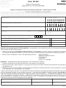 Form Op-305 - Application For Tax Amnesty - Connecticut Department Of Revenue Services, 2002