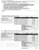 Quarterly / Annual Business & Occupation Tax Return - City Of Wheeling