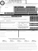 Individual Declaration Of Estimated Income Tax Form/form D-1 - Quarterly Payment Of Estimated Net Profit Tax Printable pdf
