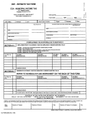 Cca Form 202es - 2001 - Estimate Tax Form - Cca Municipal Income Tax