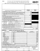 Form St-20 - New Jersey / New York Combined State Sales And Use Tax Return - 2001